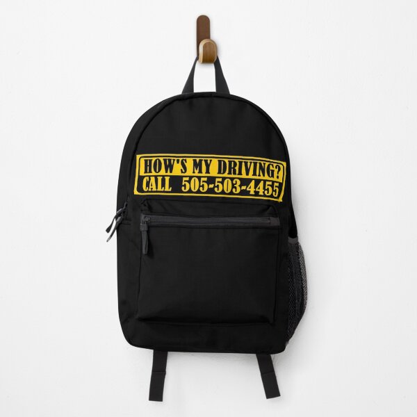 Item preview, Better Call Saul How's My Driving Prank Call Number designed and sold by PawsAndCoffeeCo.