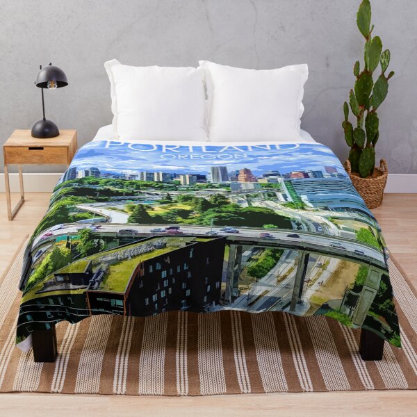 Item preview, Portland, Oregon, City, Skyline, USA, Travel Print designed and sold by summattodraw.