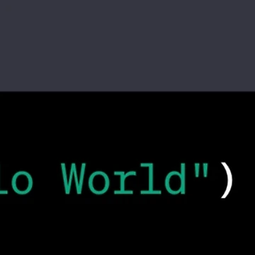 Artwork thumbnail, Hello World in Python by AureStyle
