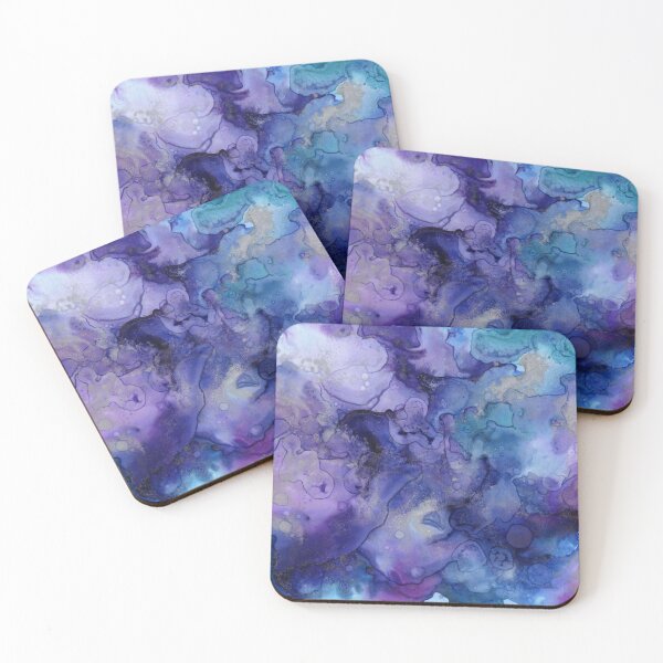 Item preview, Blue Abstract Painting Watercolor designed and sold by anass002.