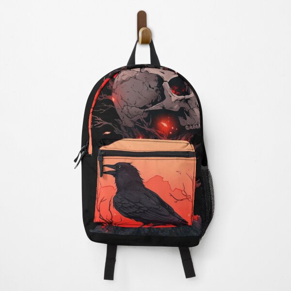 Item preview, Crow and Skull - Halloween Design designed and sold by TNOYC.