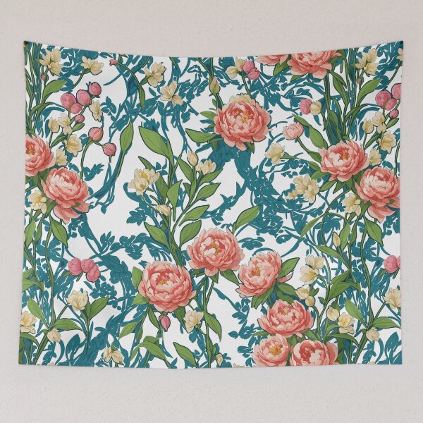 Item preview, Floral Harmony Seamless Patterns designed and sold by printyai.