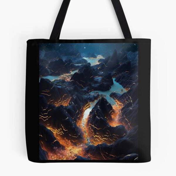 Item preview, Ethereal Dimensions: Surreal Landscapes Rendered in Vibrant Hues designed and sold by JLCableStudio.