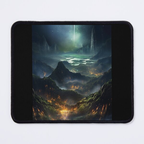 Item preview, Ethereal Dimensions: Surreal Landscapes Rendered in Vibrant Hues designed and sold by JLCableStudio.