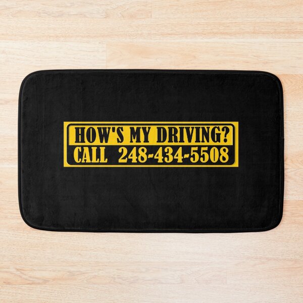 Item preview, Rickroll How's My Driving Prank Call Number, "Never Gonna Give You Up" designed and sold by PawsAndCoffeeCo.