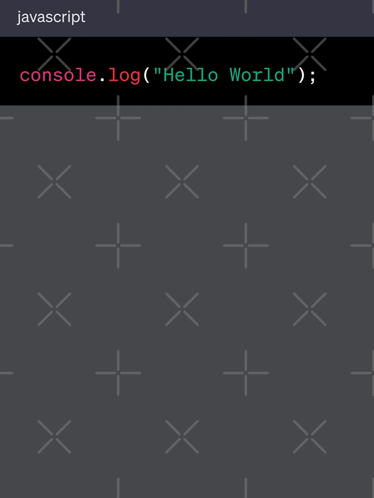 Imagen 2 de 2, Body de manga corta para bebé con la obra Hello World en JavaScript, diseñada y vendida por AureStyle.