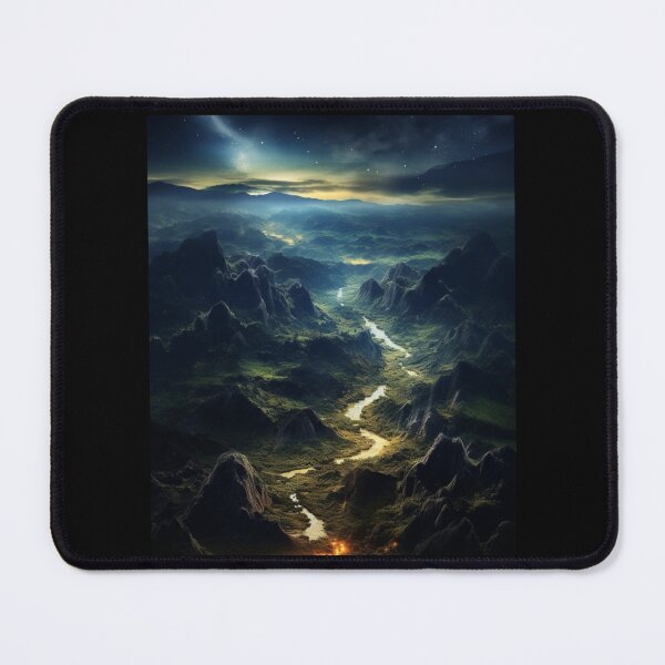 Item preview, Ethereal Dimensions: Surreal Landscapes Rendered in Vibrant Hues designed and sold by JLCableStudio.