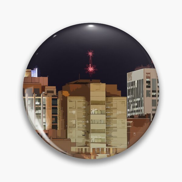 Item preview, Raleigh, North Carolina, City, Skyline, USA, Travel Print designed and sold by summattodraw.