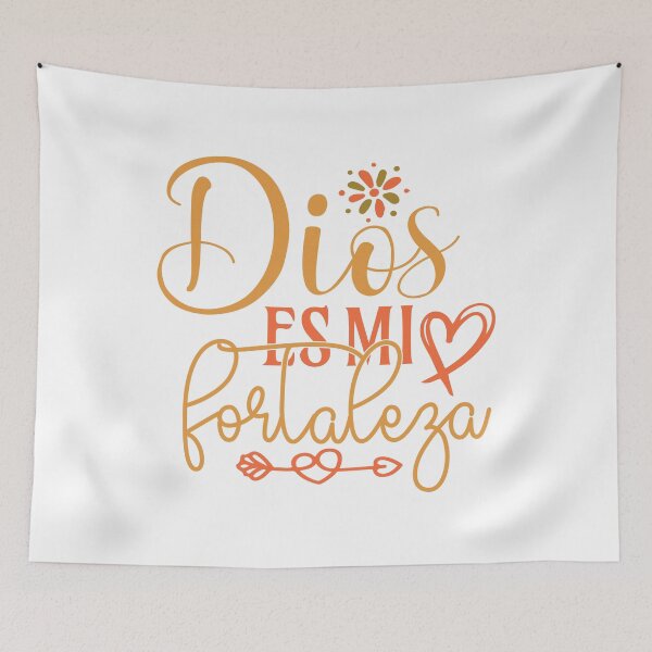 Item preview, Dios Es Mi Fortaleza Christian Spanish designed and sold by mariejosee22.