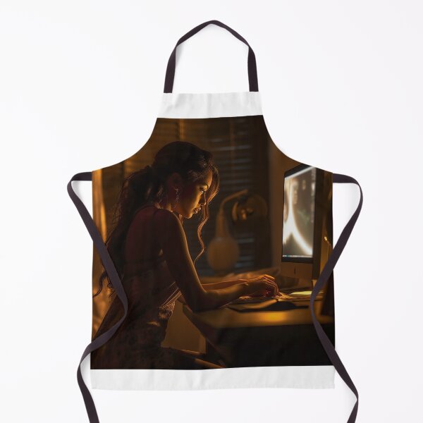 Item preview, Lady at her workplace. designed and sold by TheBrainArt.