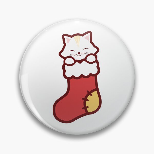 Item preview, Christmas Gift Kitty designed and sold by inksycutsy.
