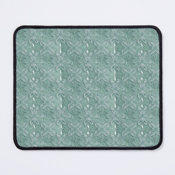 Item preview, Pattern of leaves on a green background designed and sold by myersdiffusion.