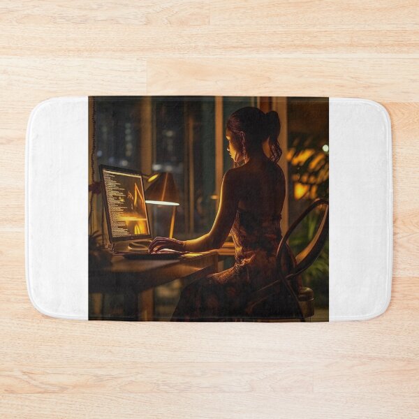 Item preview, Lady at her workplace. designed and sold by TheBrainArt.