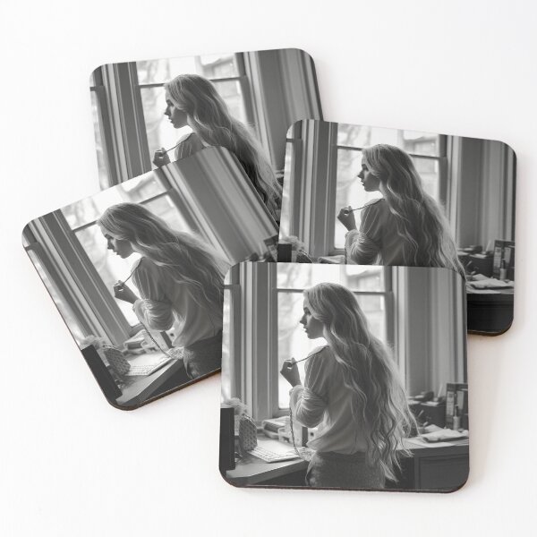 Item preview, Lady at her workplace. designed and sold by TheBrainArt.