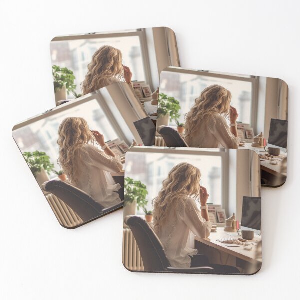 Item preview, Lady at her workplace. designed and sold by TheBrainArt.