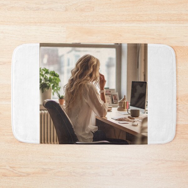 Item preview, Lady at her workplace. designed and sold by TheBrainArt.