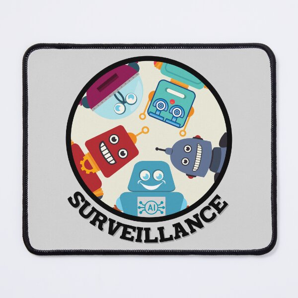 Item preview, Artificial Intelligence (AI) Surveillance - Smile. designed and sold by MPC-Mince-Pies.