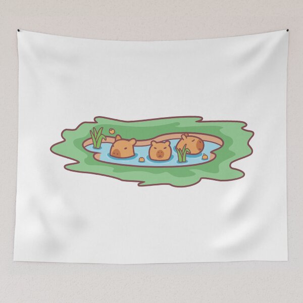 Item preview, Capybara Spa designed and sold by inksycutsy.