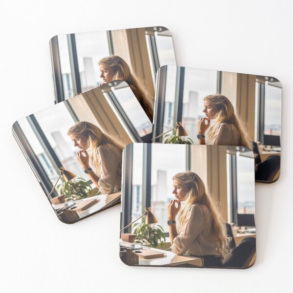 Item preview, Lady at her workplace. designed and sold by TheBrainArt.