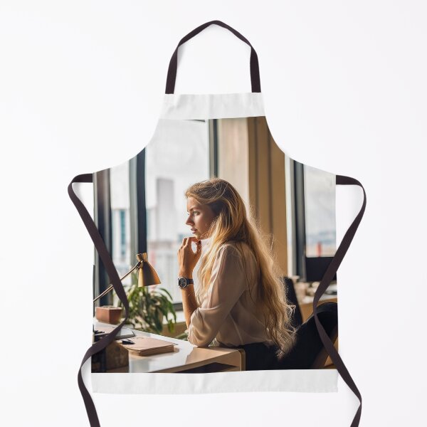 Artikelvorschau, Lady at her workplace. entworfen und verkauft von TheBrainArt.