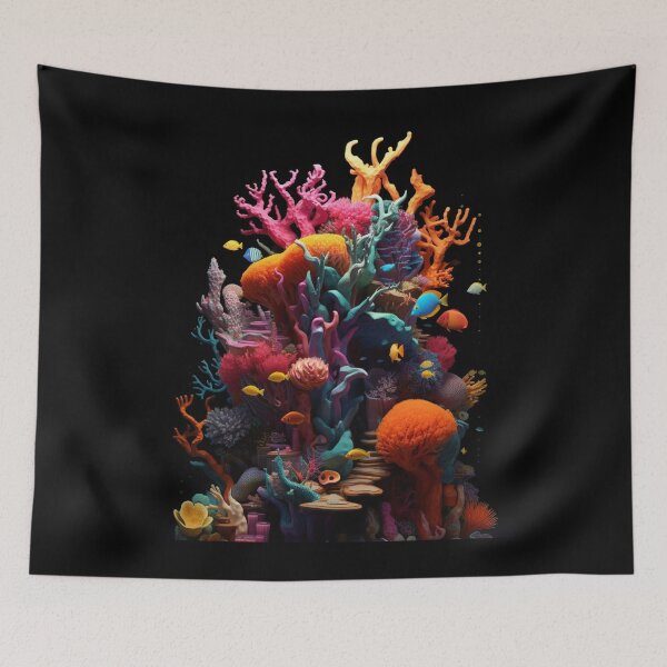 Item preview, Oceanic Oasis: Immersive 3D Coral Reef Explorations designed and sold by JLCableStudio.