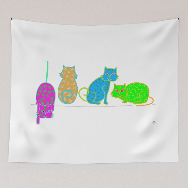 Item preview, 4 cats designed and sold by Daphna128.