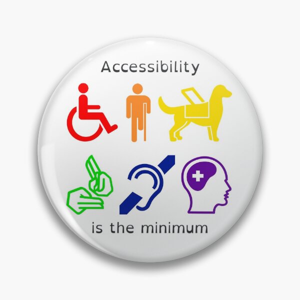 Item preview, Accessibility is the minimum  designed and sold by CripRevolution.