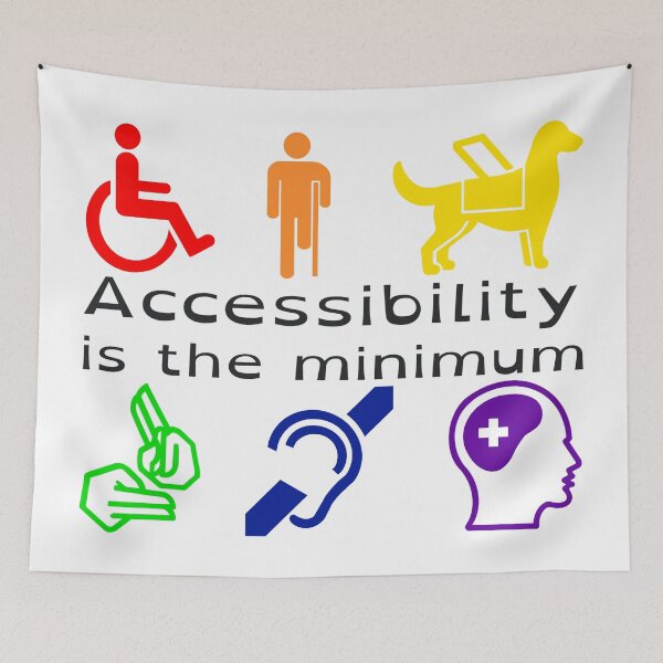 Item preview, Accessibility is the minimum  designed and sold by CripRevolution.