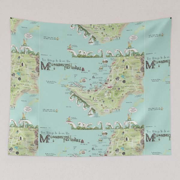 Item preview, The new Mornington Peninsula map by Jenny Wood designed and sold by Jenny Wood.