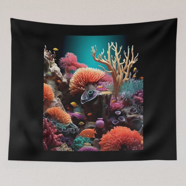 Item preview, Oceanic Oasis: Immersive 3D Coral Reef Explorations designed and sold by JLCableStudio.
