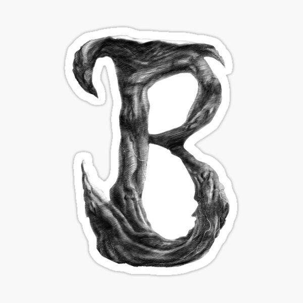 Letter B Sticker