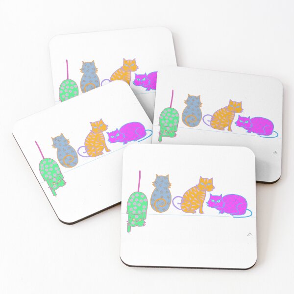 Item preview, 4 cats designed and sold by Daphna128.