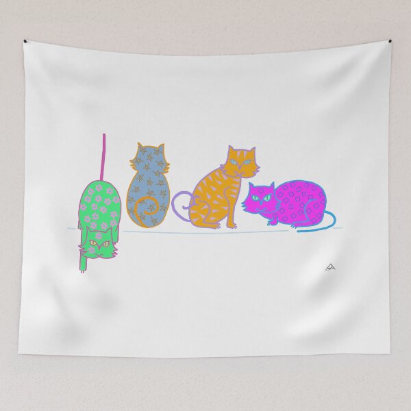 Item preview, 4 cats designed and sold by Daphna128.