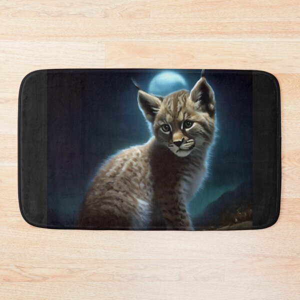 Item preview, "Lynx under the moonlight: A hyper-realistic painting of wildlife" designed and sold by CHRIST5000.