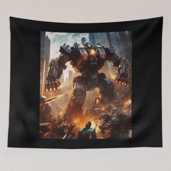 Item preview, Steel Titans: Colossal Robots Ruling the Cityscape designed and sold by JLCableStudio.