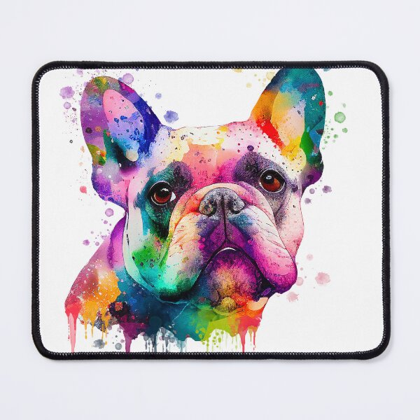 Item preview, French Bulldog Watercolor Clipart designed and sold by RomanDigitalArt.