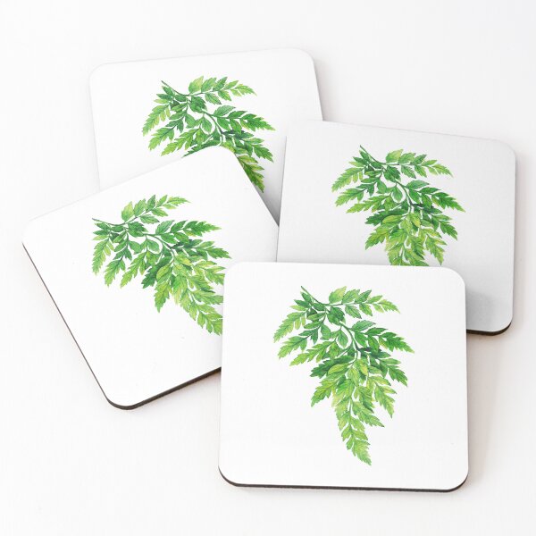 Item preview, amazing watercolor fern leaves designed and sold by asbno19.