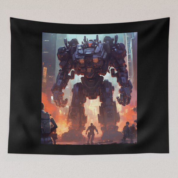 Item preview, Steel Titans: Colossal Robots Ruling the Cityscape designed and sold by JLCableStudio.