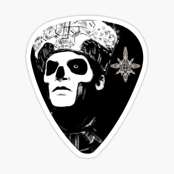 Item preview, ghost b.c. band pick Papa Nihil III Terzo designed and sold by Honey-tongued.