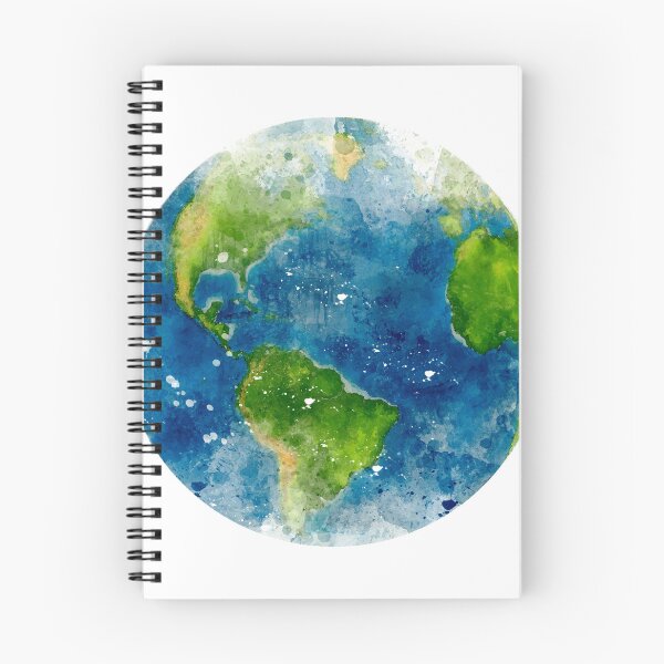 Item preview, earth watercolor designed and sold by mystudiocreate.