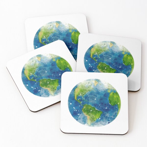 Item preview, earth watercolor designed and sold by mystudiocreate.