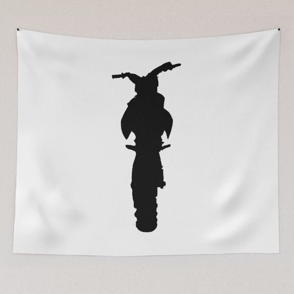 Item preview, Dirt Bike Silhouette designed and sold by RezStyleCreator.