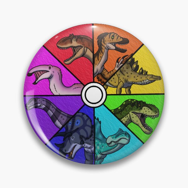 Item preview, Color Wheel of Dinosaurs designed and sold by Brandon Pilcher's Creative Adventures.