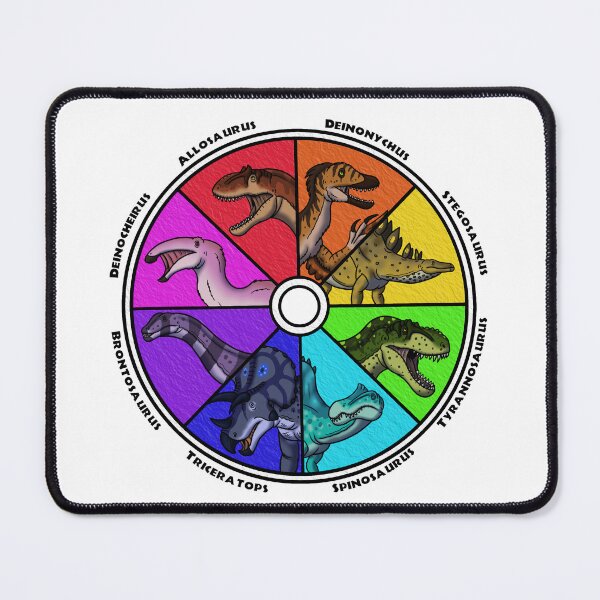 Item preview, Color Wheel of Dinosaurs designed and sold by Brandon Pilcher's Creative Adventures.