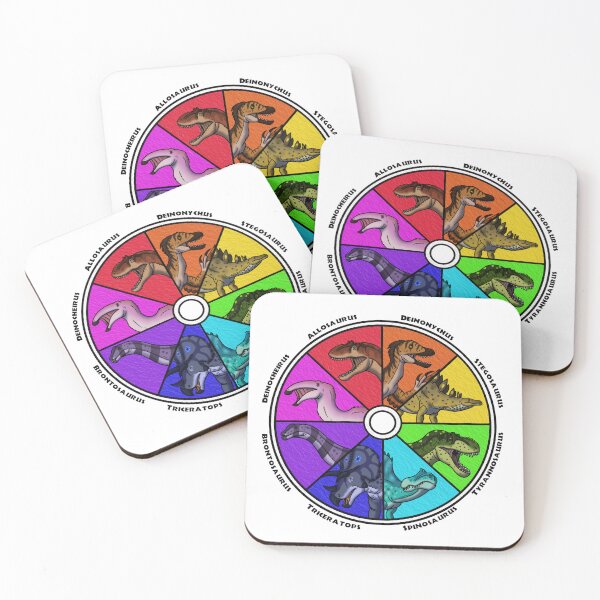 Item preview, Color Wheel of Dinosaurs designed and sold by Brandon Pilcher's Creative Adventures.