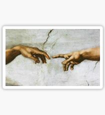 Michaelangelo Painting Sticker