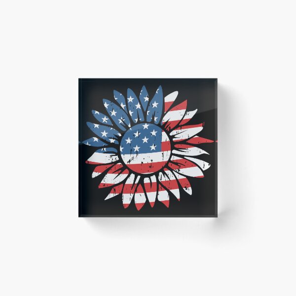 Item preview, Patriotic American Flag Sunflower For The 4th Of July designed and sold by hadleyfoo.