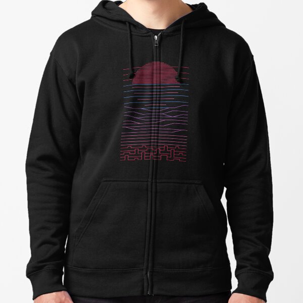 Leave The City For The Sea Zipped Hoodie