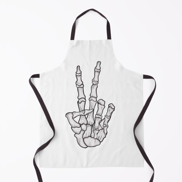 Item preview, Skeleton peace symbol designed and sold by HallowsCrafts.
