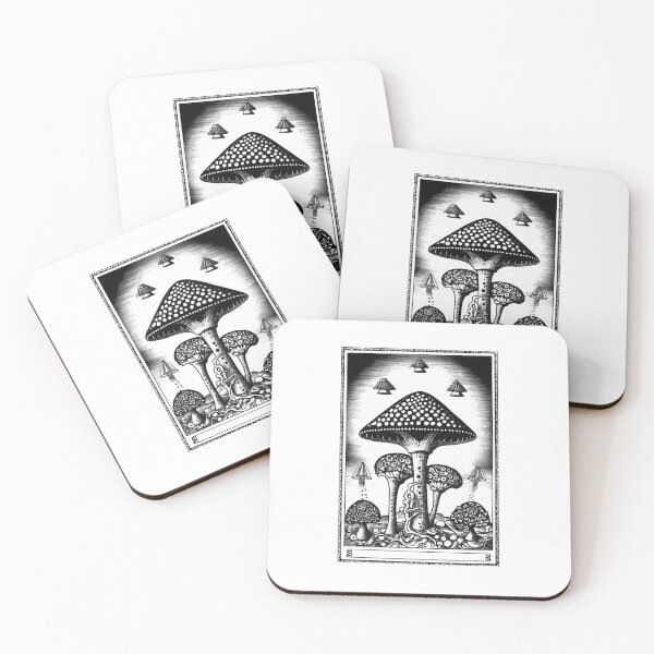 Item preview, Esoteric UFO Mushroom Card designed and sold by keenaesthetic.